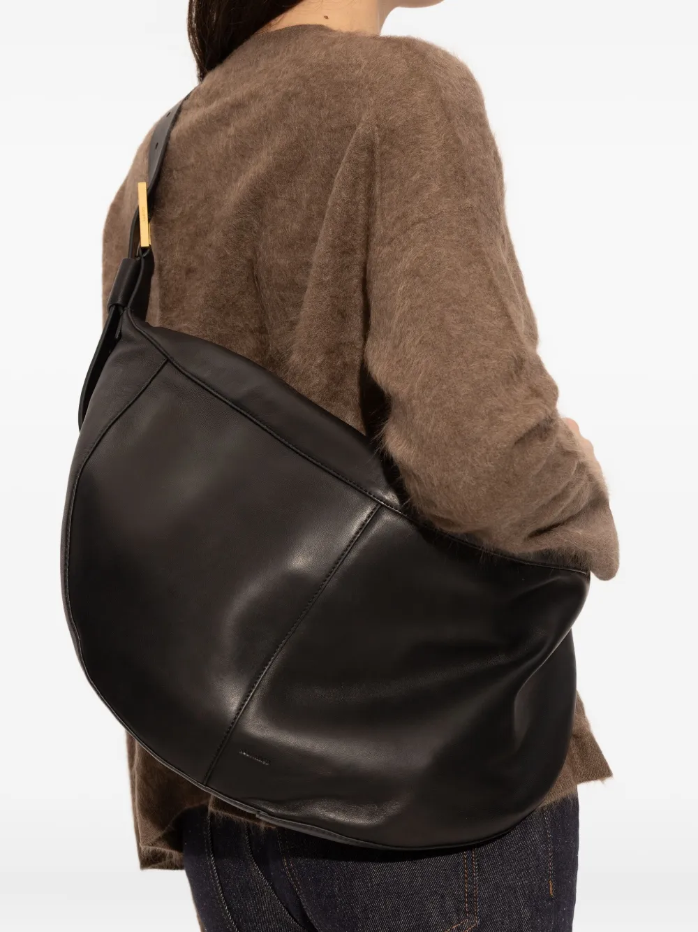 AllSaints Luna panelled tote bag - Zwart