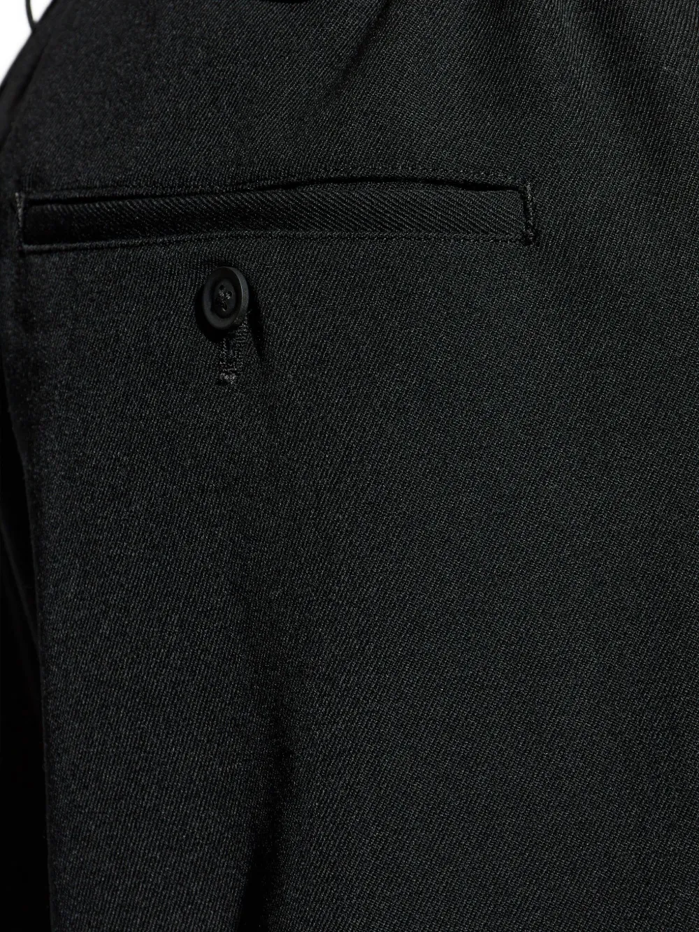 Yohji Yamamoto Gabardine broek Zwart