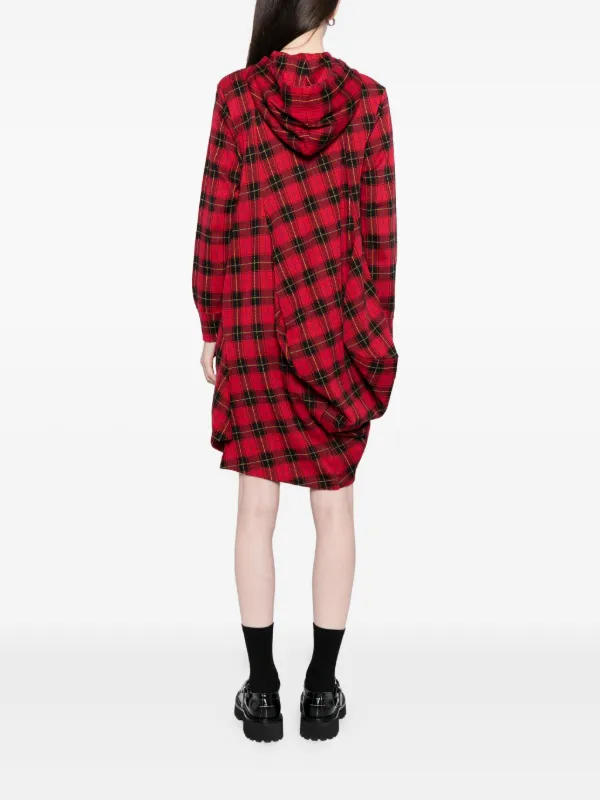 comme des garcons red dress 1980's Comme des Garons Oxblood Dress