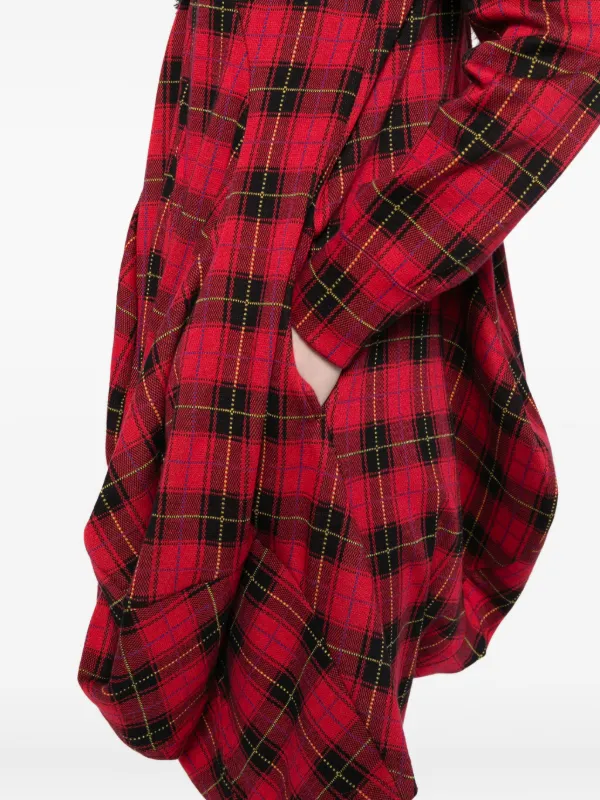 comme des garcons shirt dress Comme des Garons Slip and T-Shirt Dress - Red/White