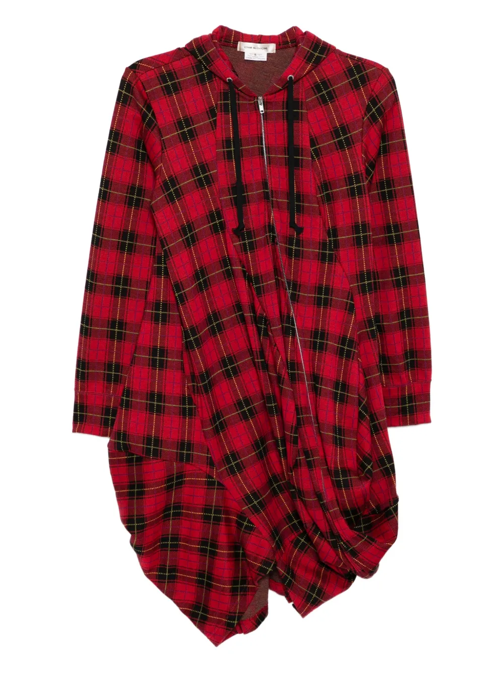 Comme Des Garçons plaid dress - Rosso