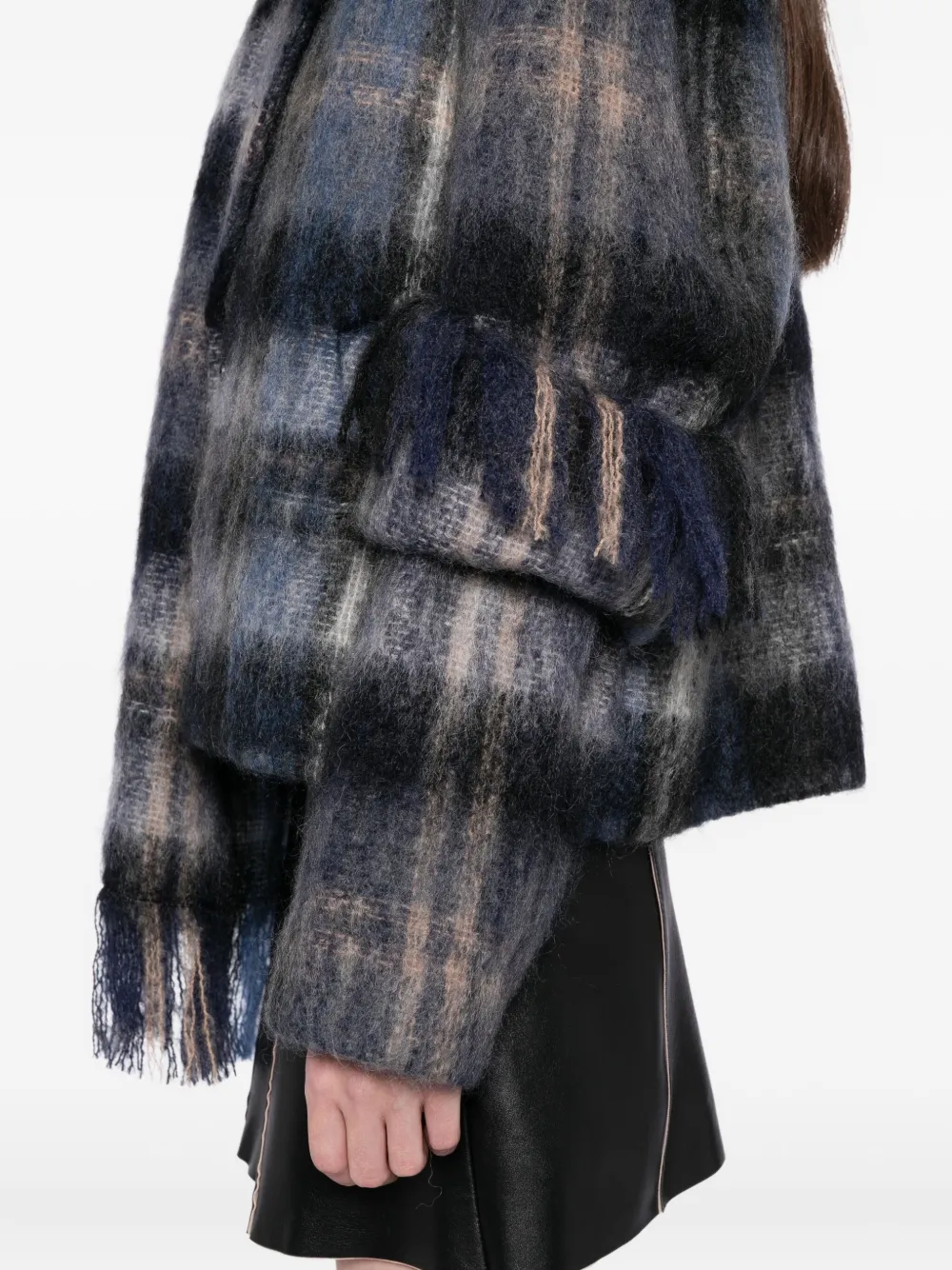 LOEWE Geruite blazer Blauw