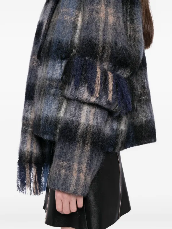 LOEWE チェック ジャケット | ブルー | FARFETCH JP
