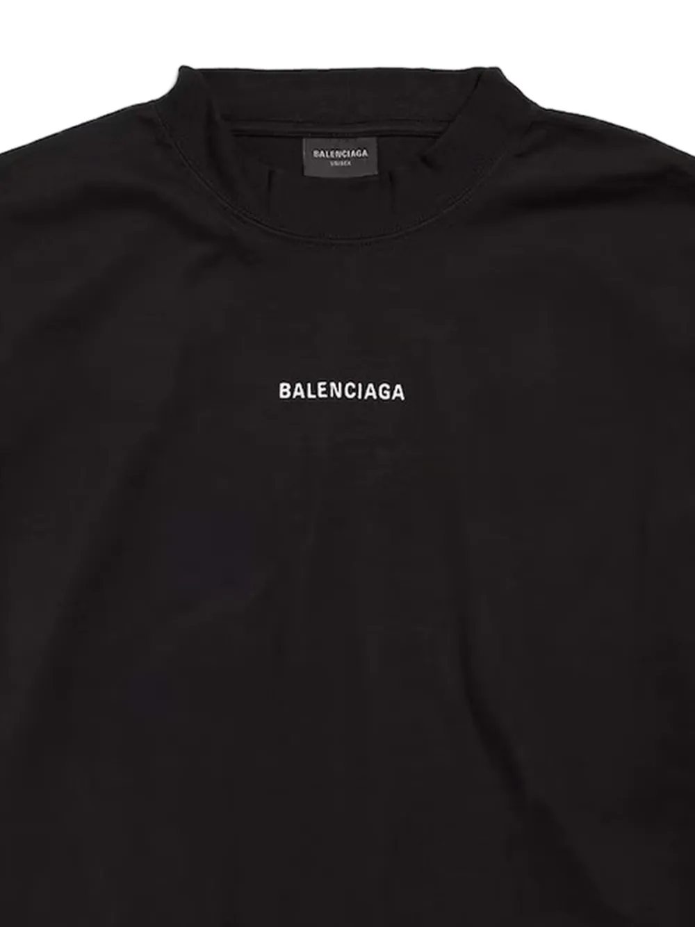 Balenciaga logo-detail T-shirt - Zwart
