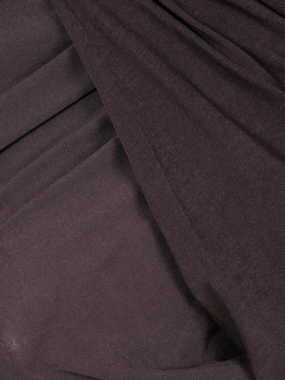 Entire Studios Draped-design High-neck Top In Brown