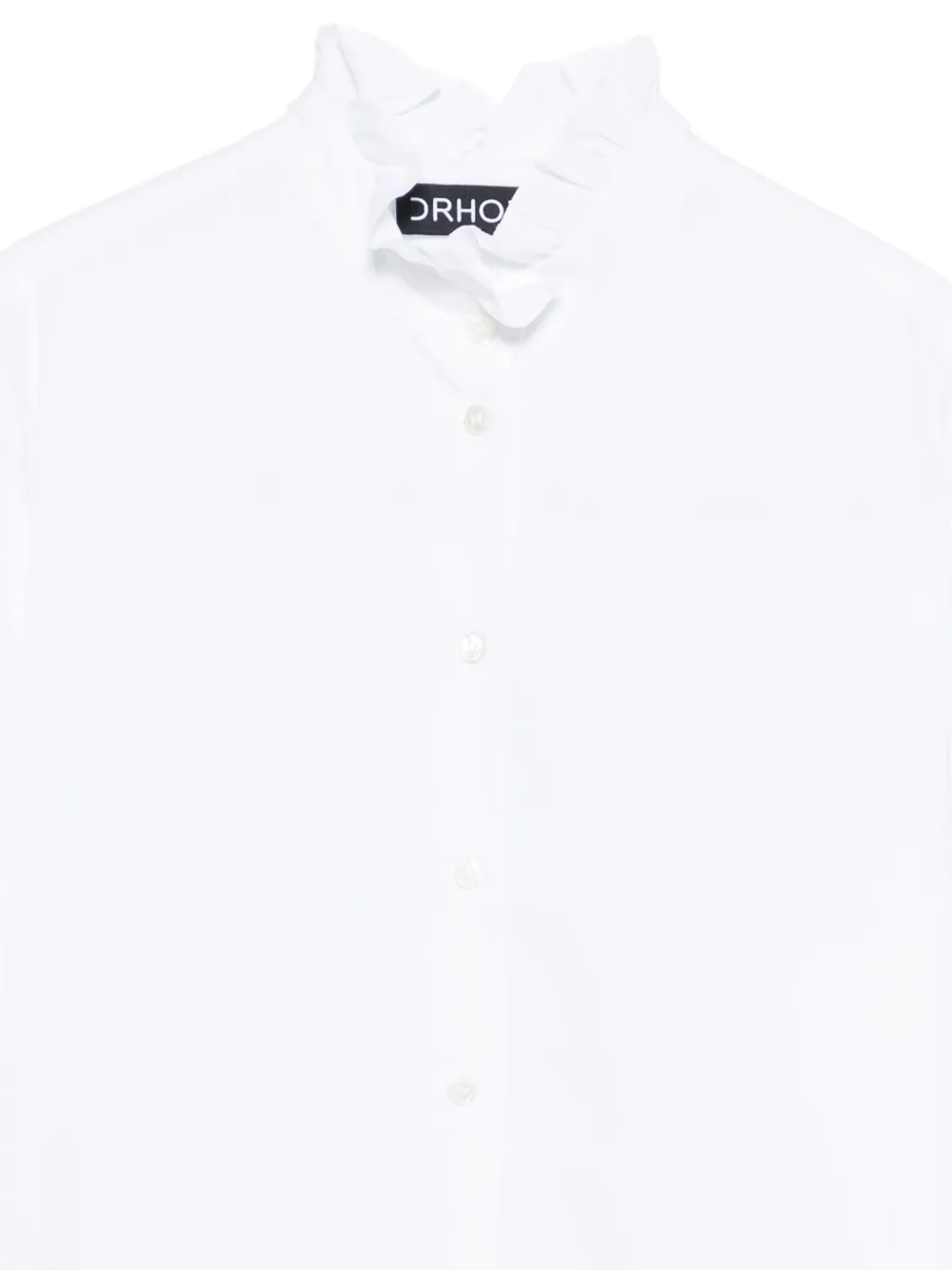  Drhope Ruffled-trim Shirt - White 