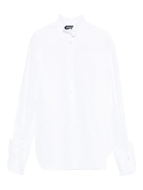 DRHOPE camisa con ribete de volantes