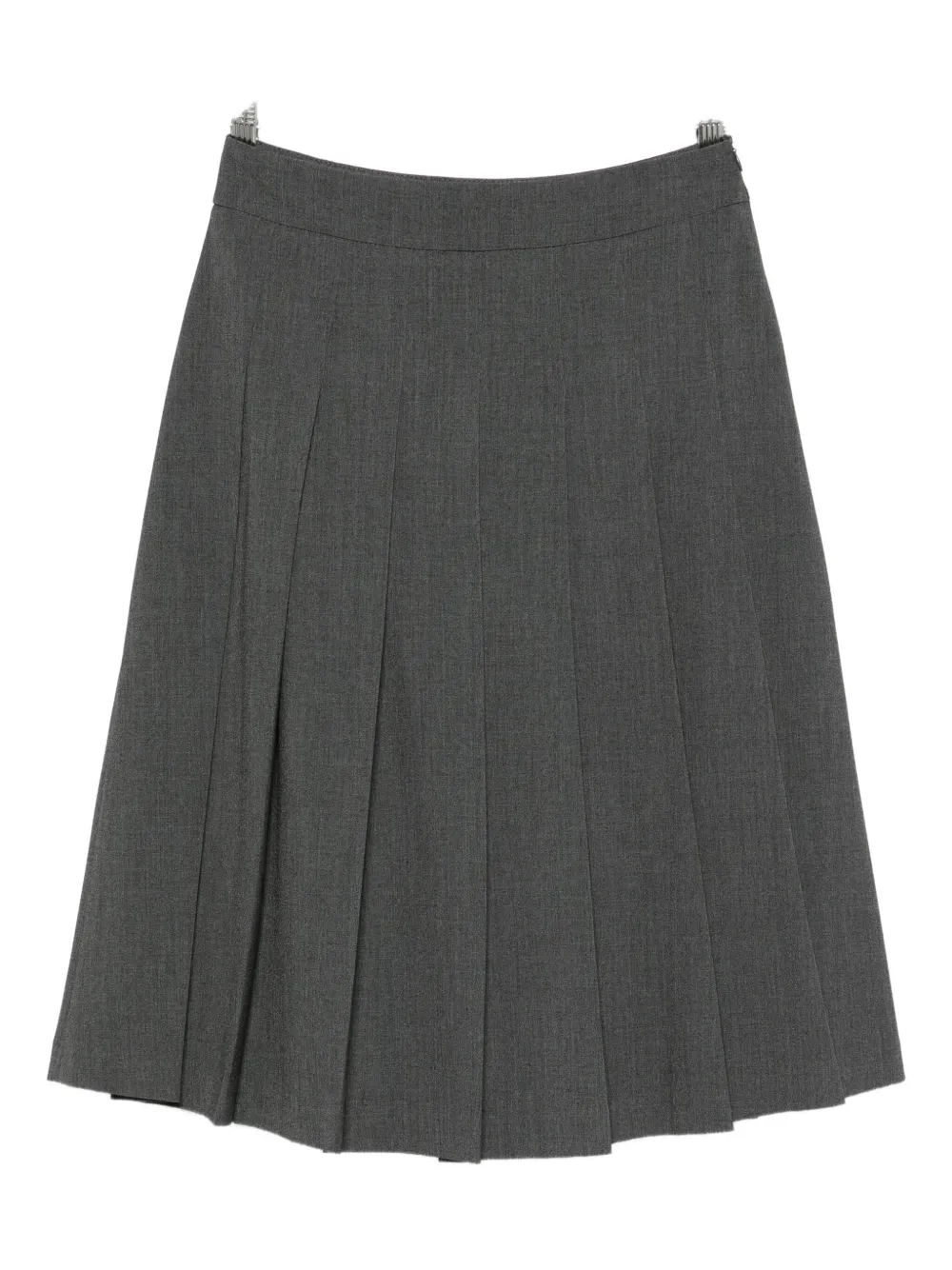 Drhope Pleated Skirt In Gray