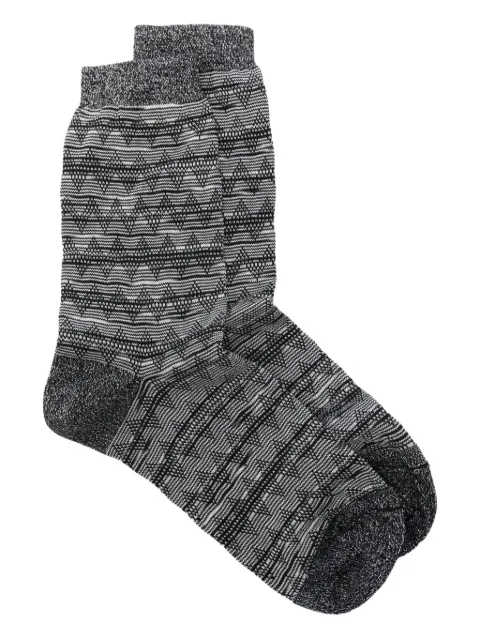 Missoni zig zag-pattern socks