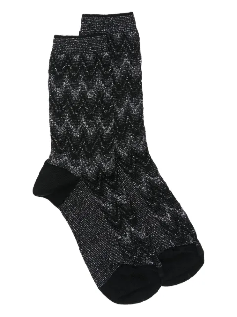 Missoni chevron-pattern socks