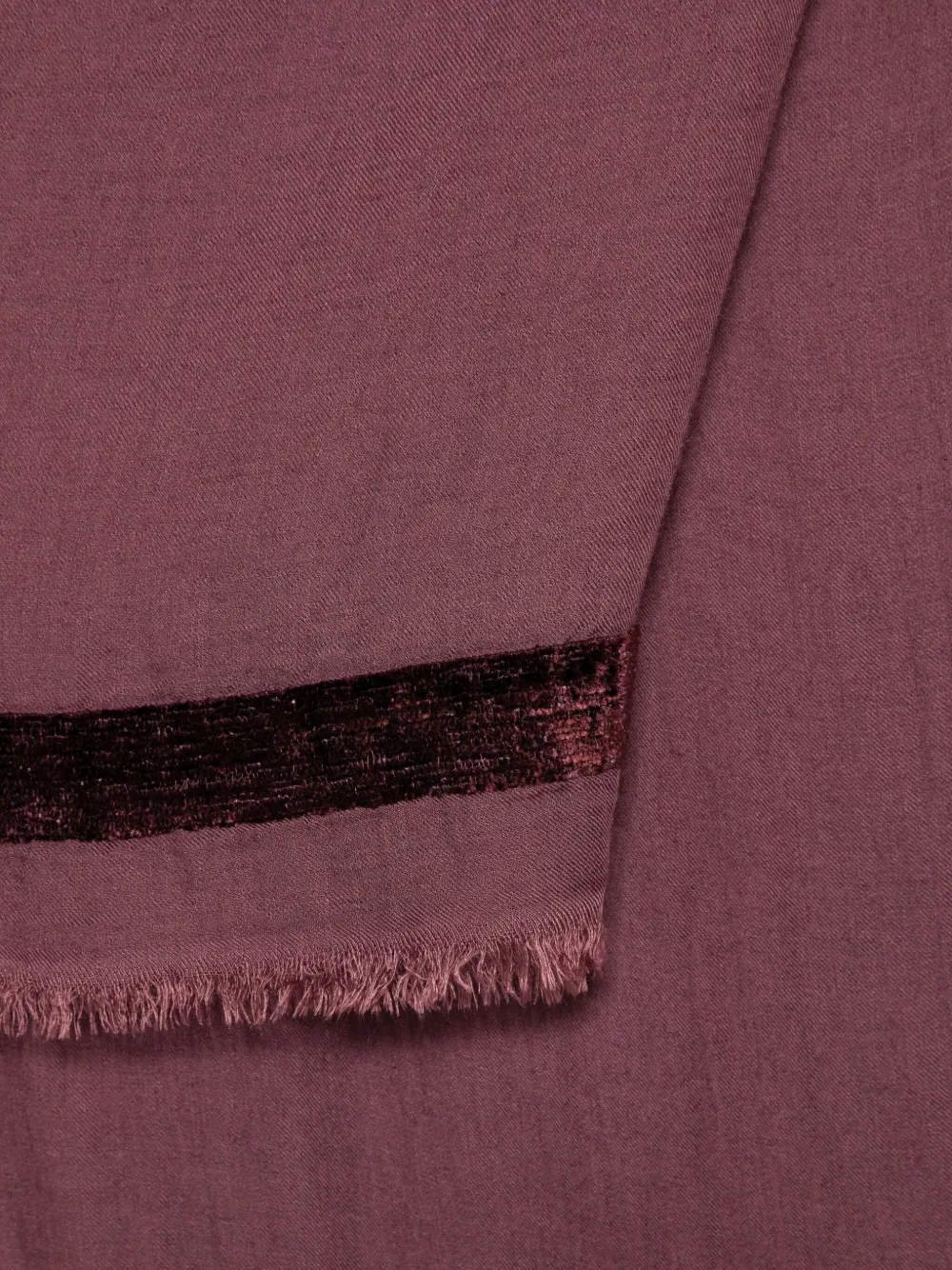 Faliero Sarti Sjaal met franje Paars