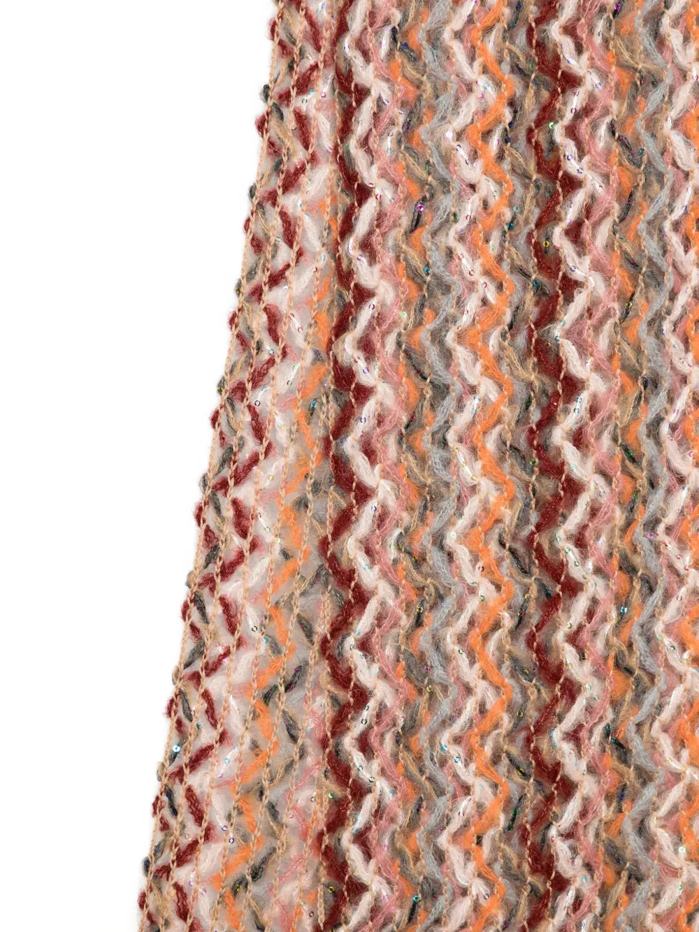 Missoni fringed scarf - Oranje