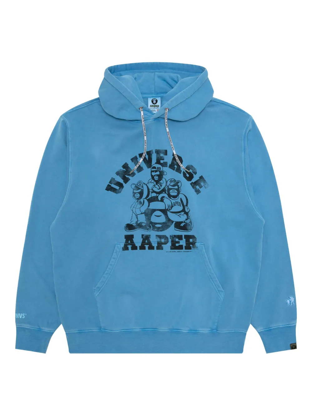AAPE BY *A BATHING APE® hoodie de algodón | azul | Image 1