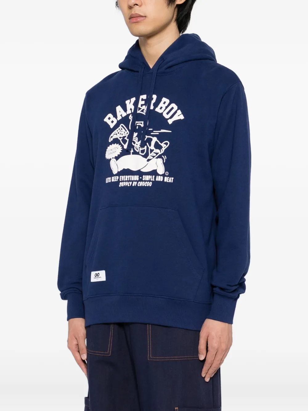 CHOCOOLATE Baker Boy hoodie Blauw