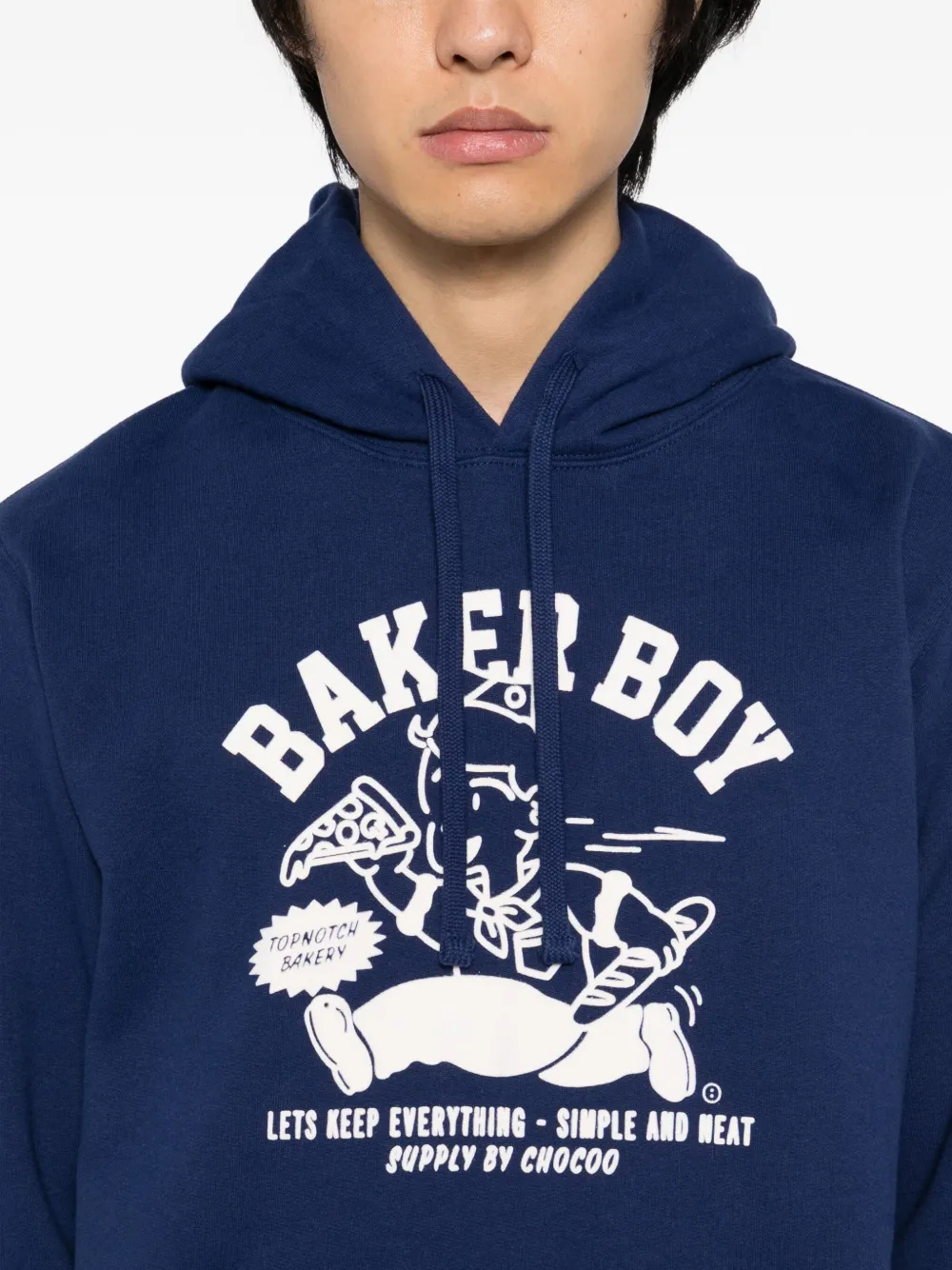 CHOCOOLATE Baker Boy hoodie Blauw