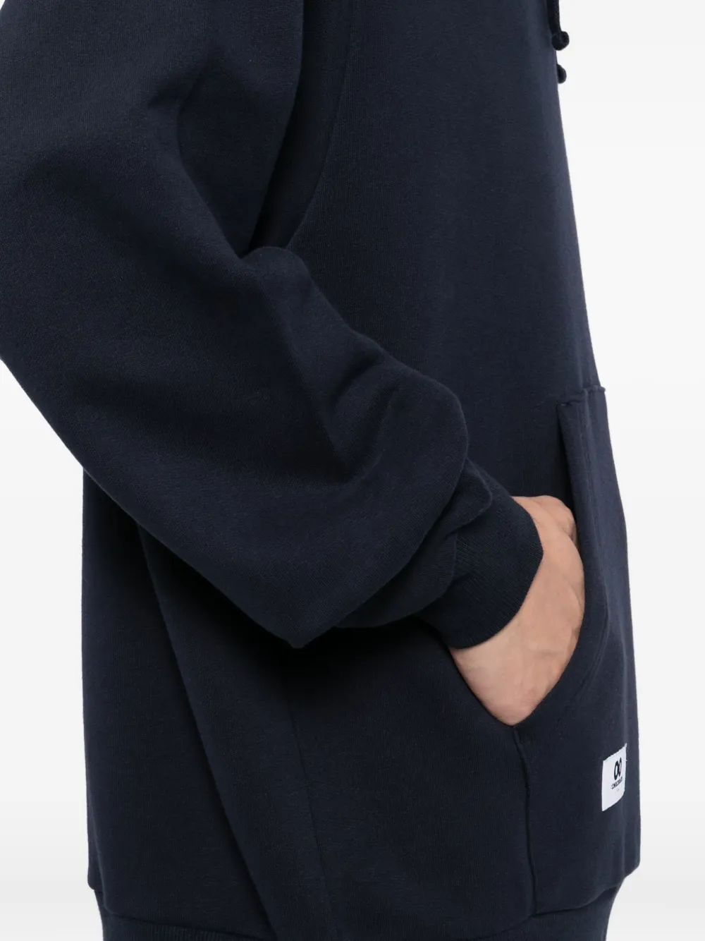 CHOCOOLATE Hoodie met geborduurd logo Blauw