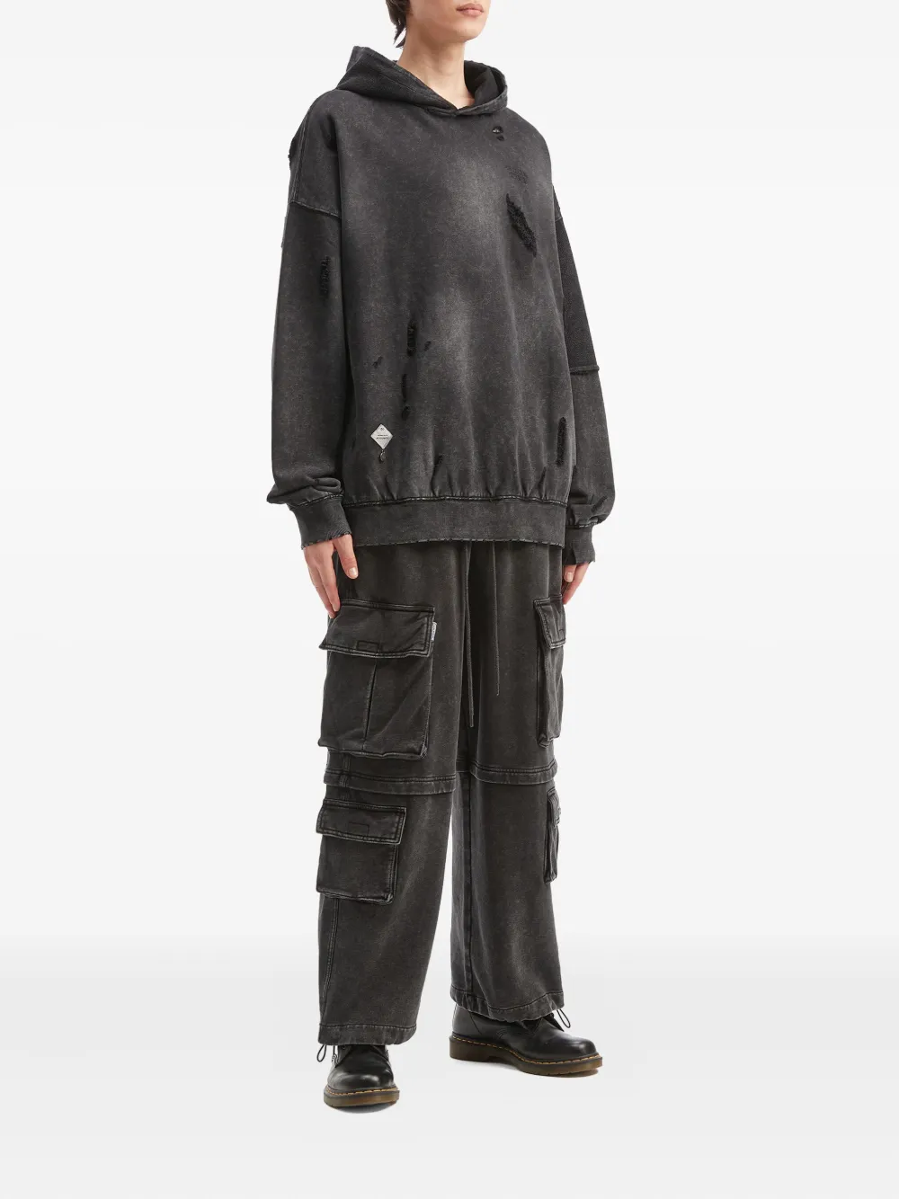 Musium Div. distressed panelled sweatshirt | Hoodies | Image 2
