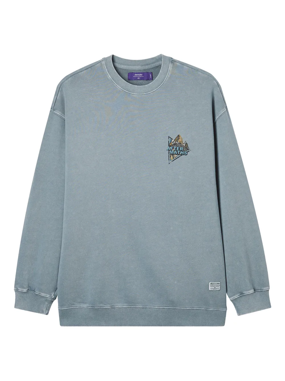 Aftermaths Graphic Cotton Sweatshirt In Gray
