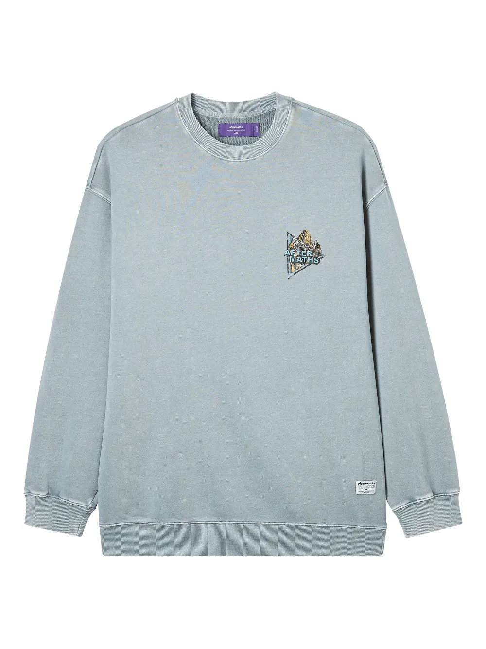 aftermaths sudadera de algodón con estampado gráfico | gris | Image 1