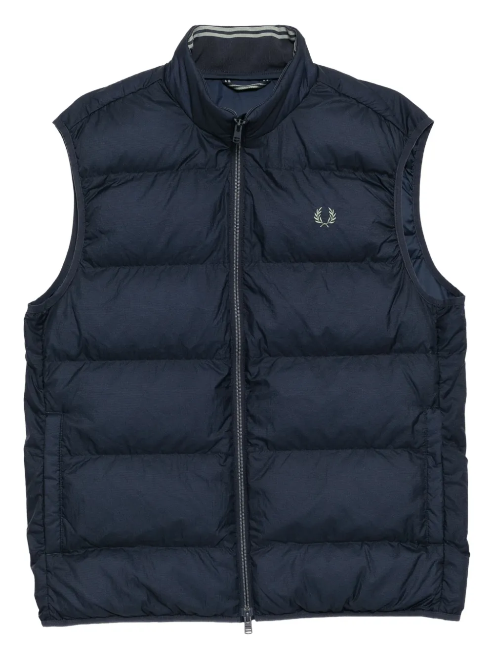 Fred Perry Colete matelassê com logo | Azul | Image 1