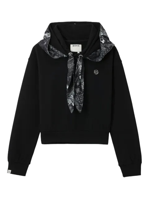 Musium Div. paisley hooded top