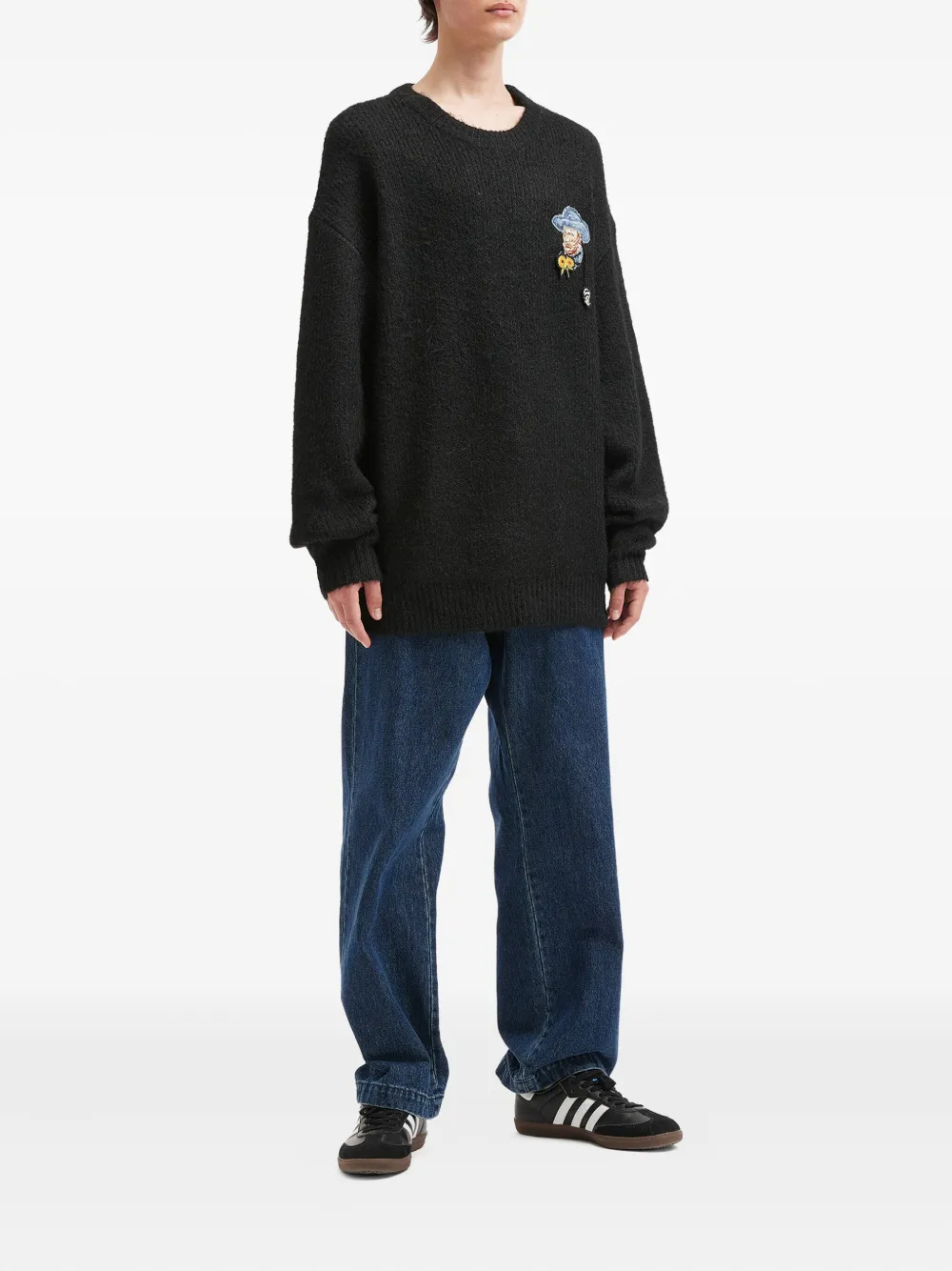 Musium Div. logo-patch jumper | Knitted Sweaters | Image 2