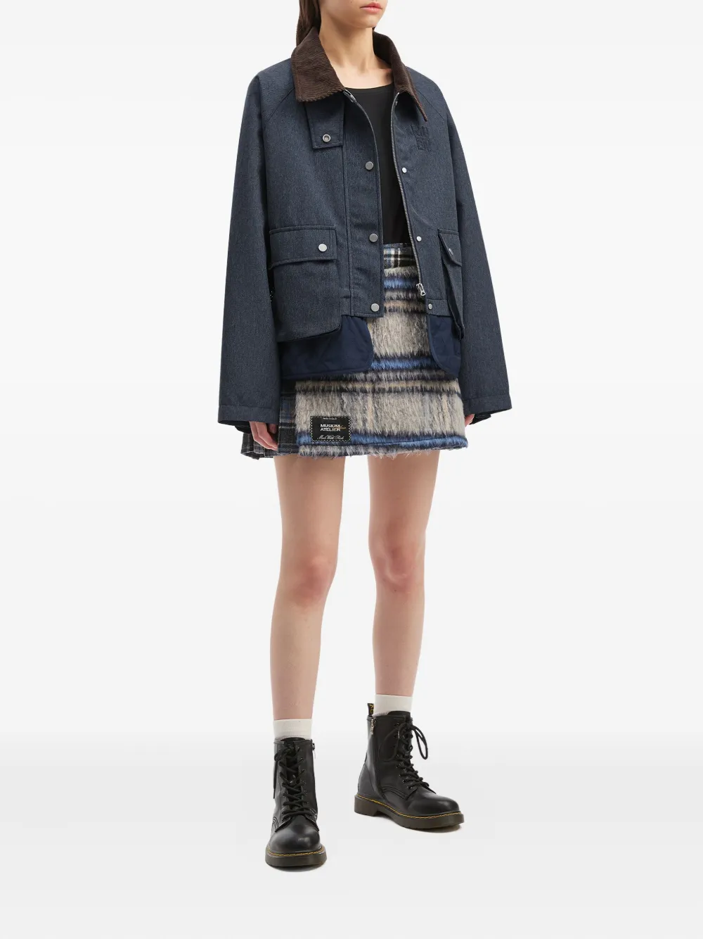 Musium Div. corduroy-collar pocket jacket | Oversized Jackets | Image 2