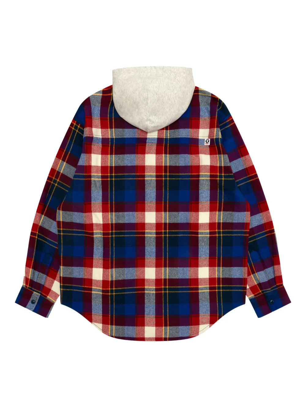 AAPE BY *A BATHING APE® camisa a cuadros con capucha | Image 2