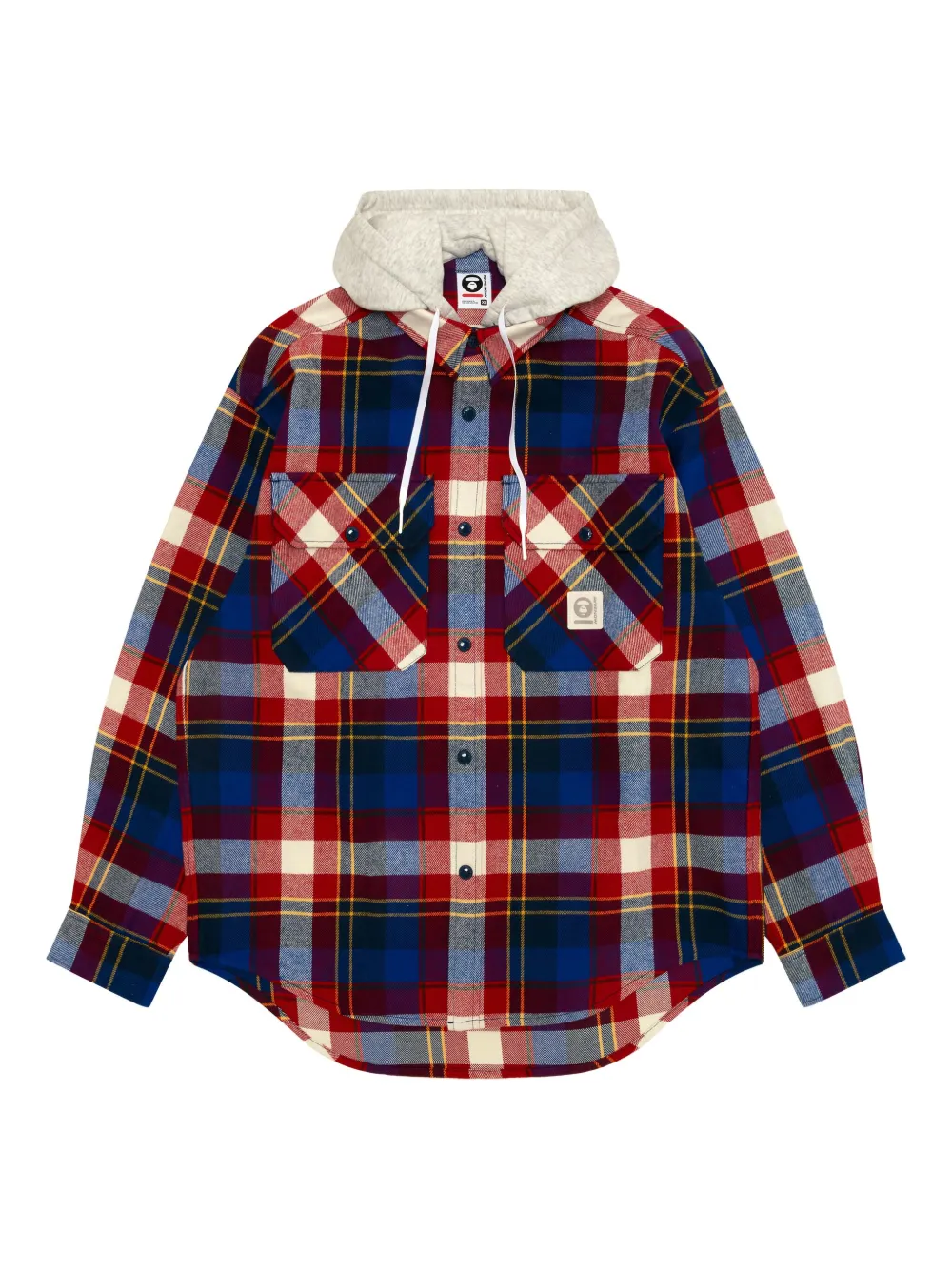 AAPE BY *A BATHING APE Overhemd met capuchon Blauw