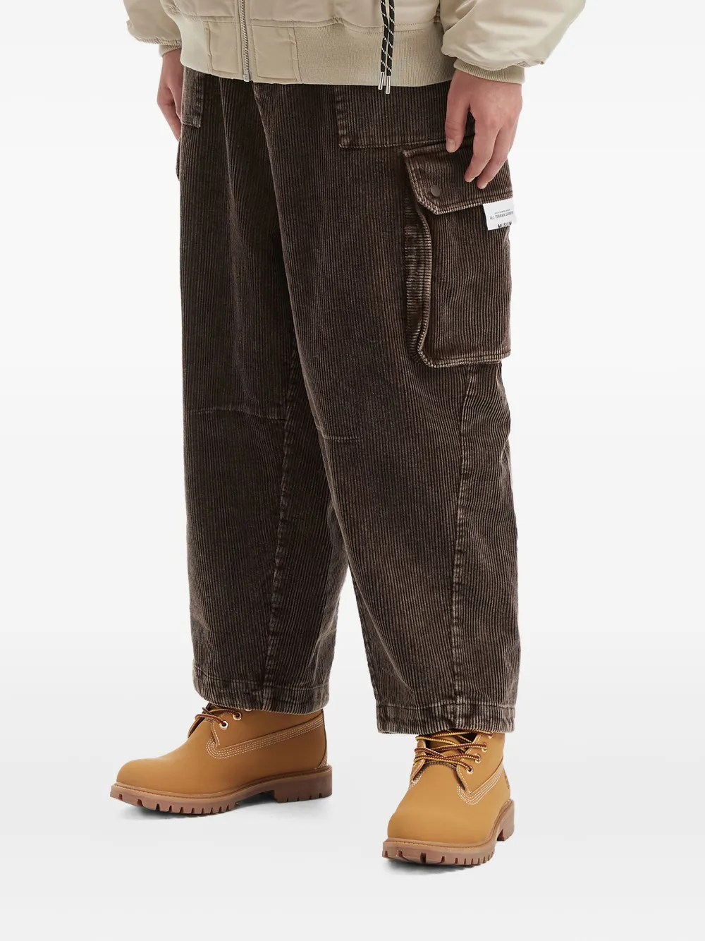 Musium Div. Corduroy Cargo Pants In Brown