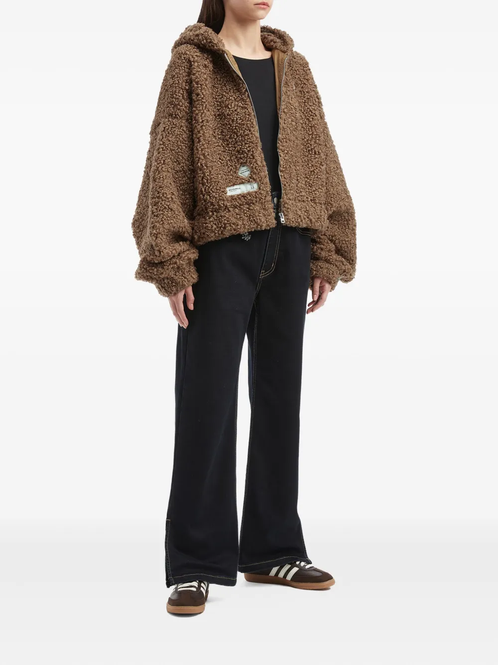 Musium Div. hooded zip jacket | Faux Fur & Shearling Jackets | Image 2