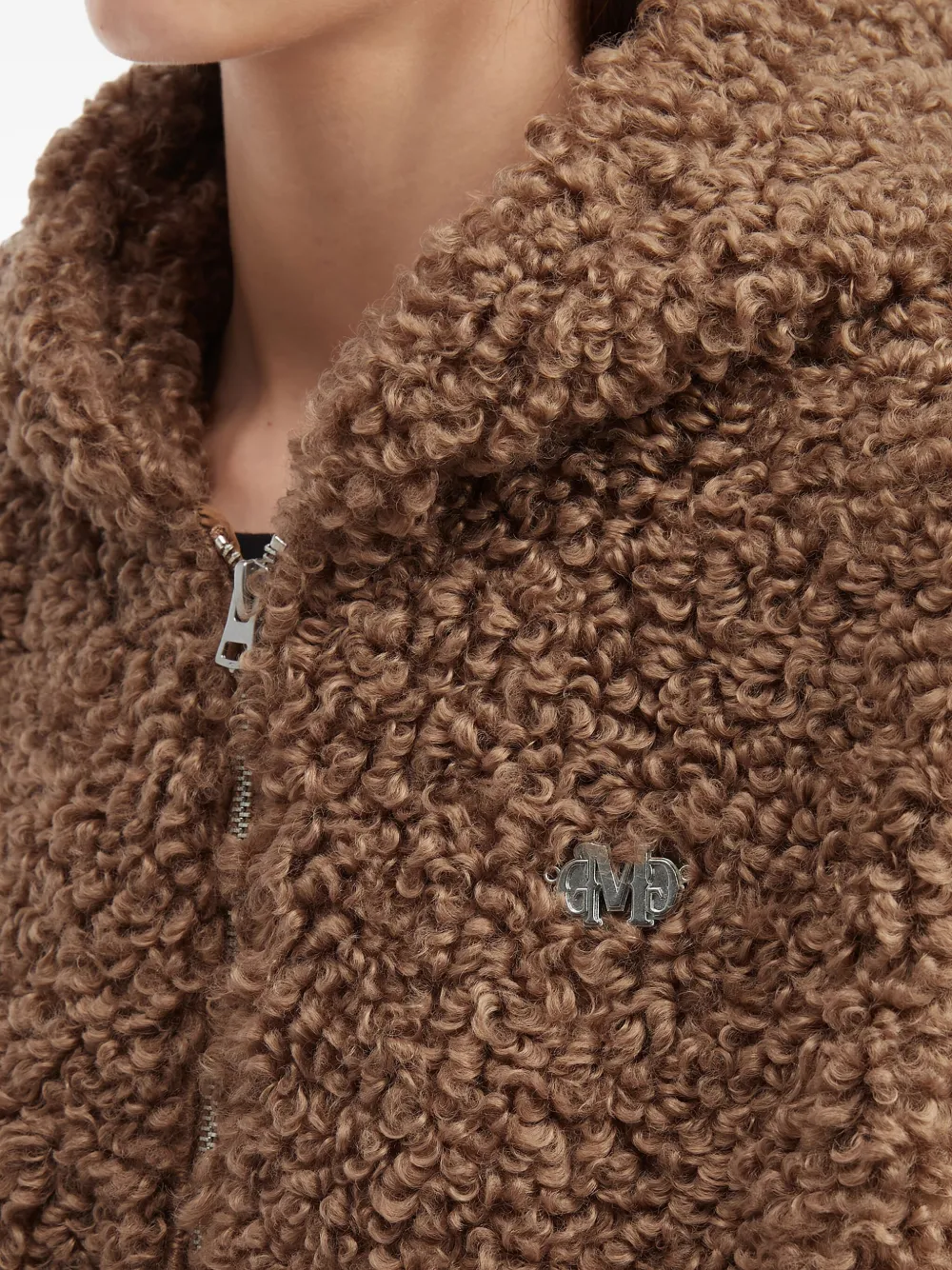 Musium Div. Hooded Zip Jacket In Brown
