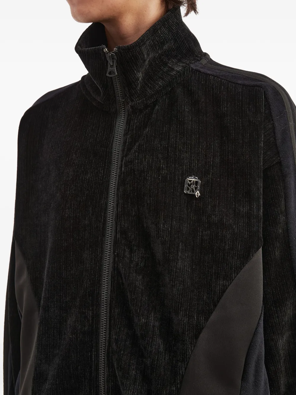 Musium Div. Trui met vlakken Zwart