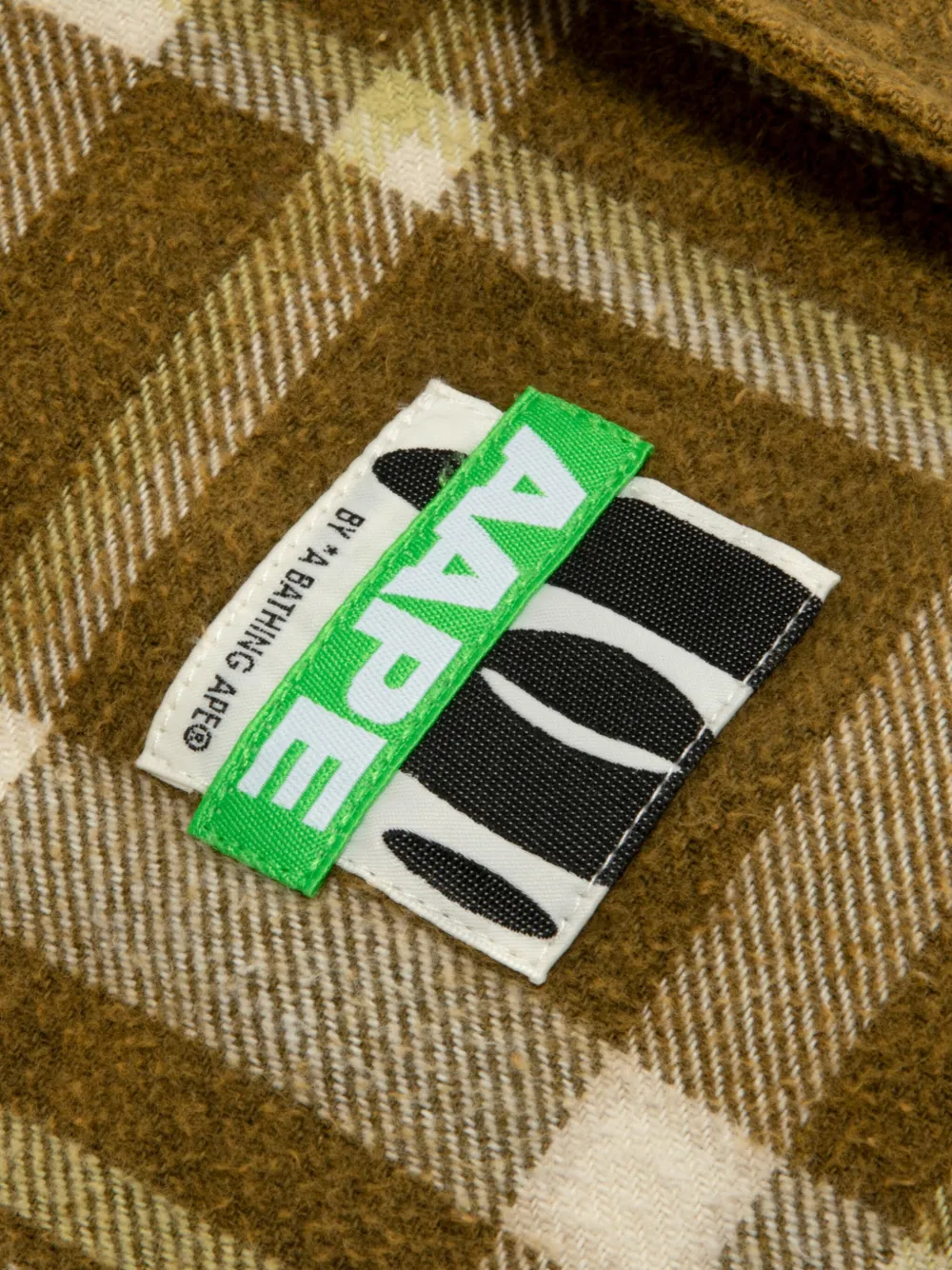 Aape By A Bathing Ape Plaid Pocket Shirt In Multi