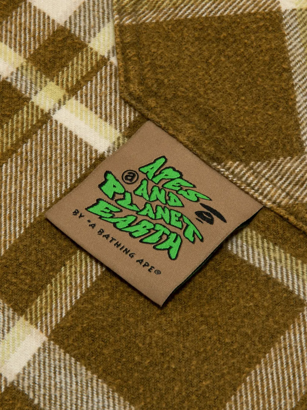 Aape By A Bathing Ape Plaid Pocket Shirt In Multi