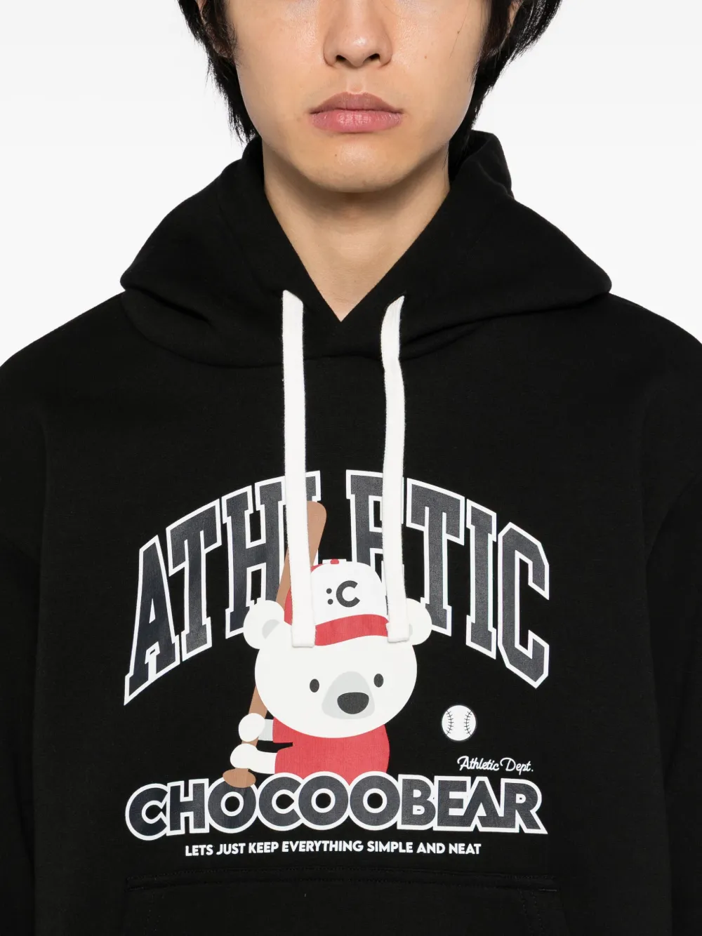 CHOCOOLATE Chocoo Bear hoodie Zwart
