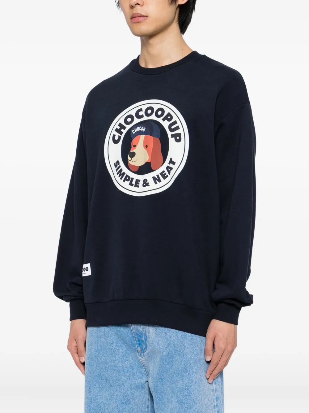 CHOCOOLATE Chocoo Pup sweater Blauw