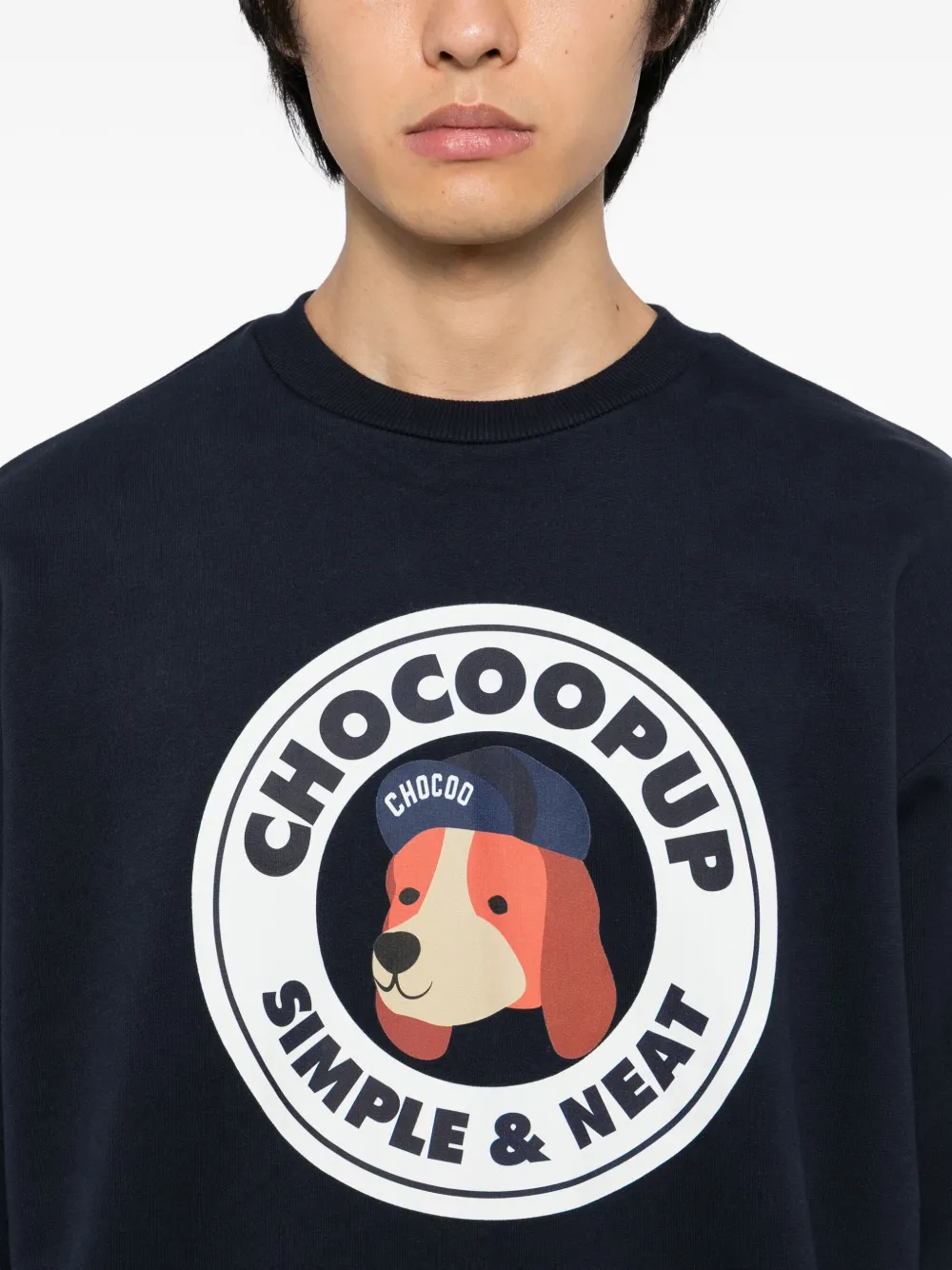 CHOCOOLATE Chocoo Pup sweater Blauw