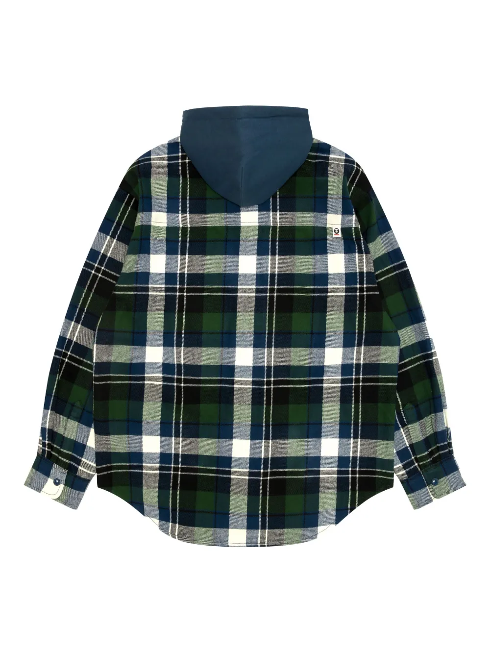 AAPE BY *A BATHING APE® camisa a cuadros con capucha | Image 2