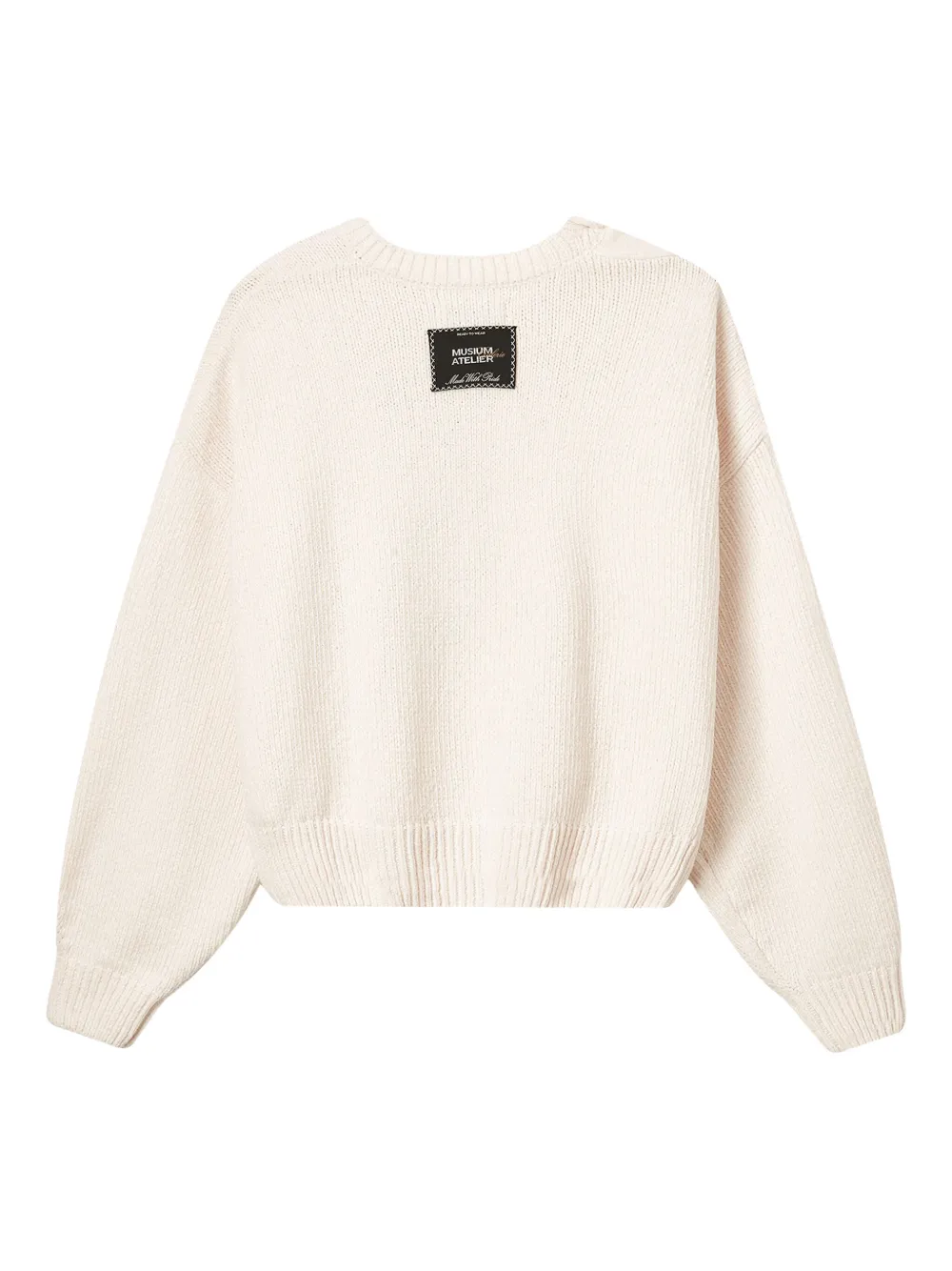 Musium Div. Button Appliqué Knitwear In Neutral