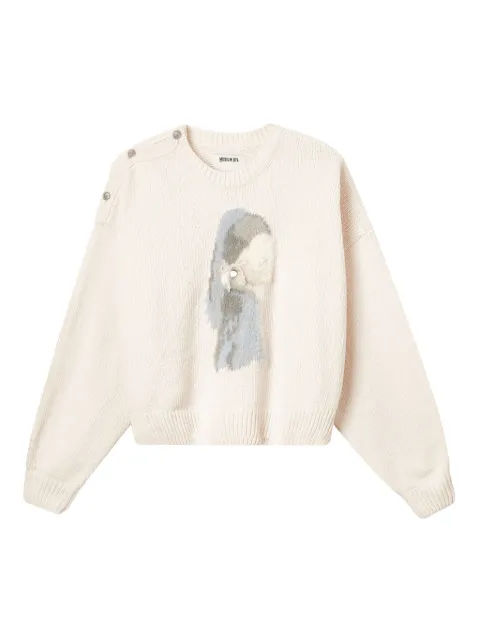 Musium Div. button appliqué knitwear