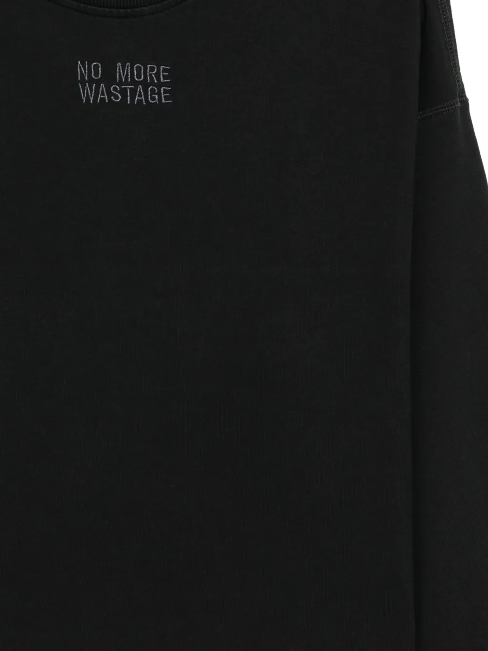 Izzue Embroidered Long-sleeved Sweatshirt In Black