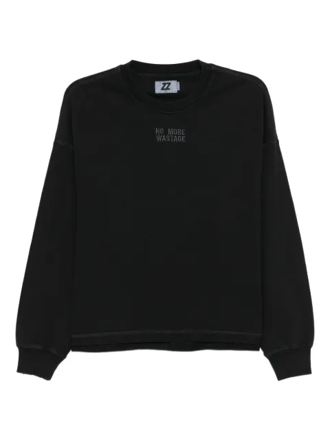 izzue embroidered long-sleeved sweatshirt