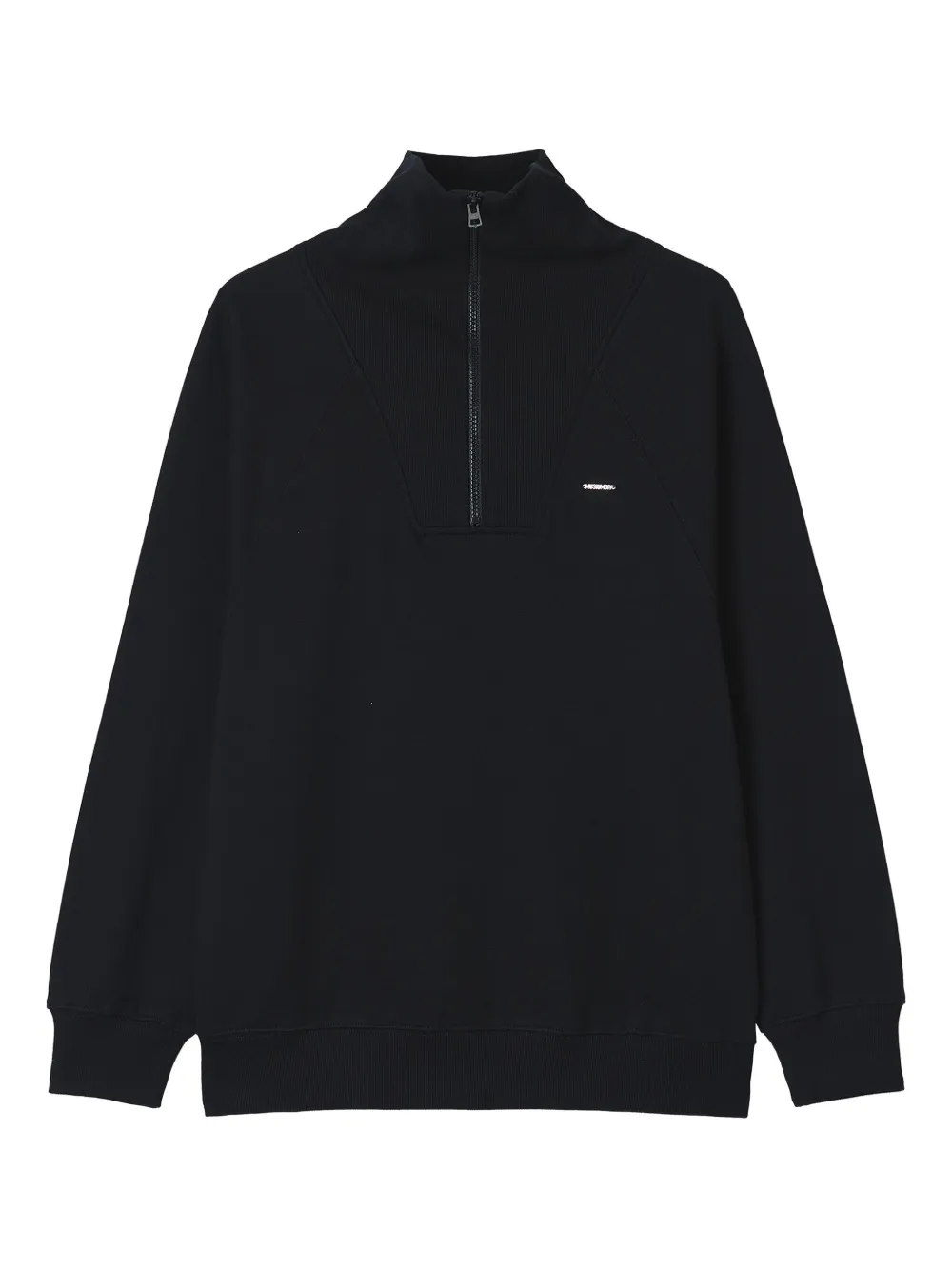 Musium Div. sudadera con cuello de tortuga y cierre | negro | Image 1