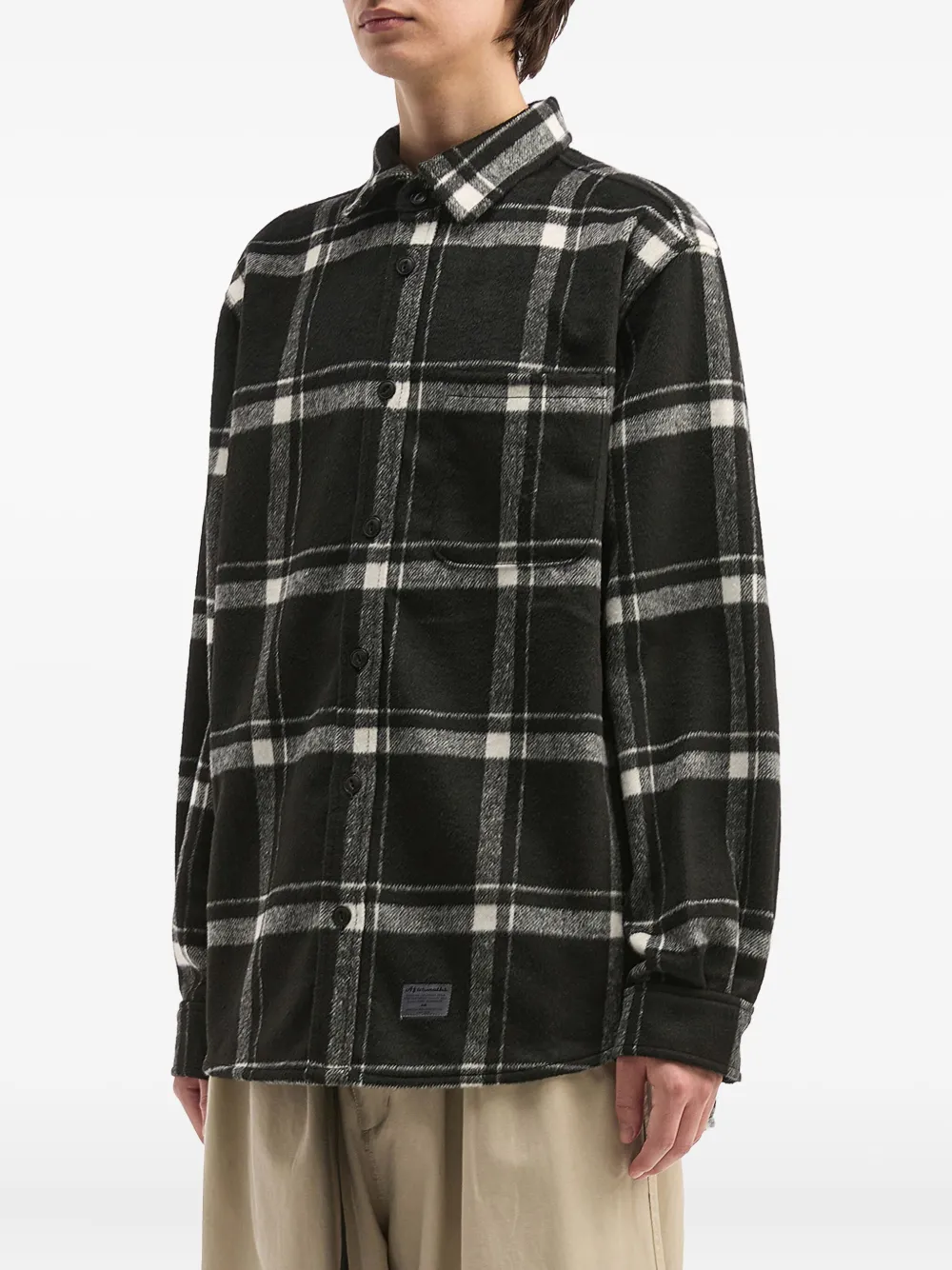 aftermaths check-pattern pocket shirt | Image 2