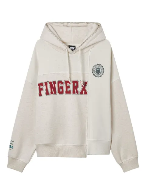 FINGERCROXX patchwork hoodie