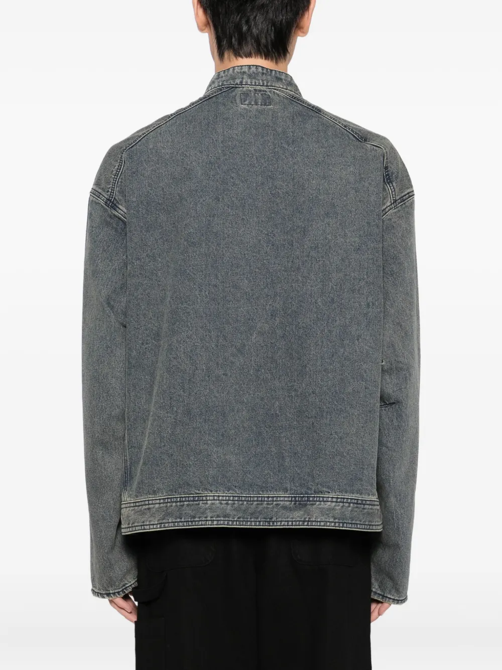 izzue Denim jack met rits Blauw