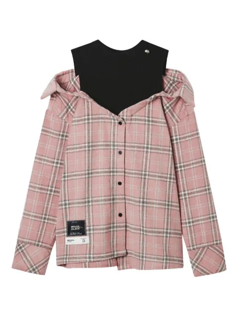 Musium Div. plaid-pattern shirt