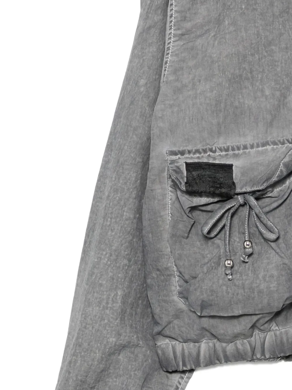 izzue Jack met capuchon en verfraaid met strik Grijs