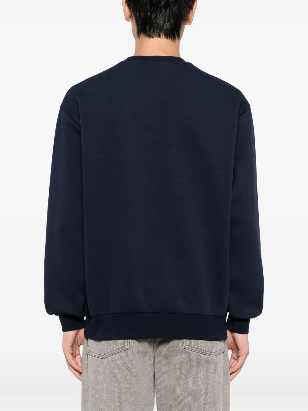 CHOCOOLATE Sweater met grafische print Blauw